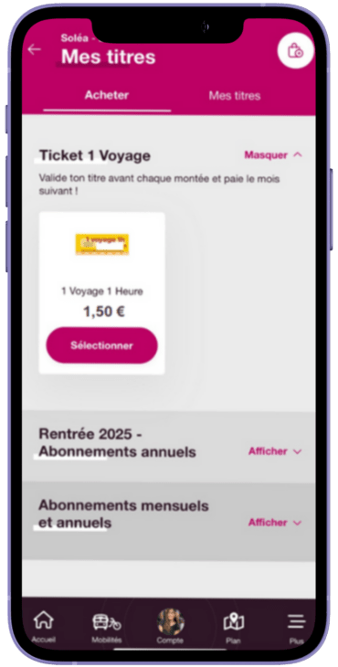 Boutique service Soléa